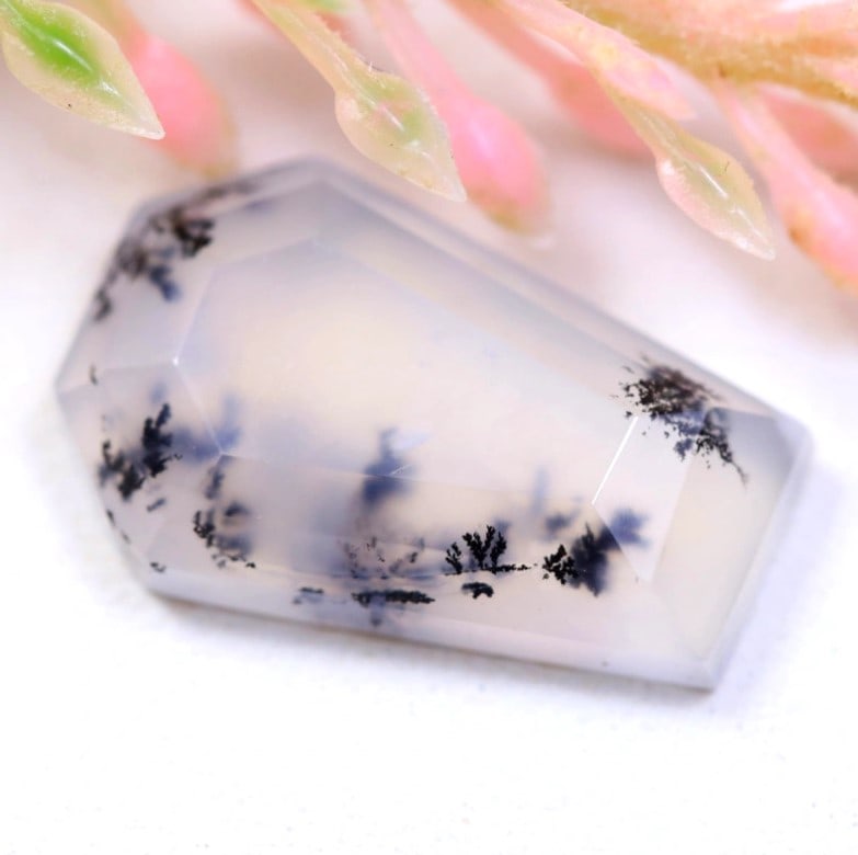 Dendrite Opal 5.47Ct Fancy Cut Natural Faceted Dendrite Opal, 288B: Ksmith Jewels Global Welcome to our auction house, today auction brought to you by Ksmith Jewels Global based in Penang, Malaysia specialize in all kinds of opal and color gemstone both in manufacturi