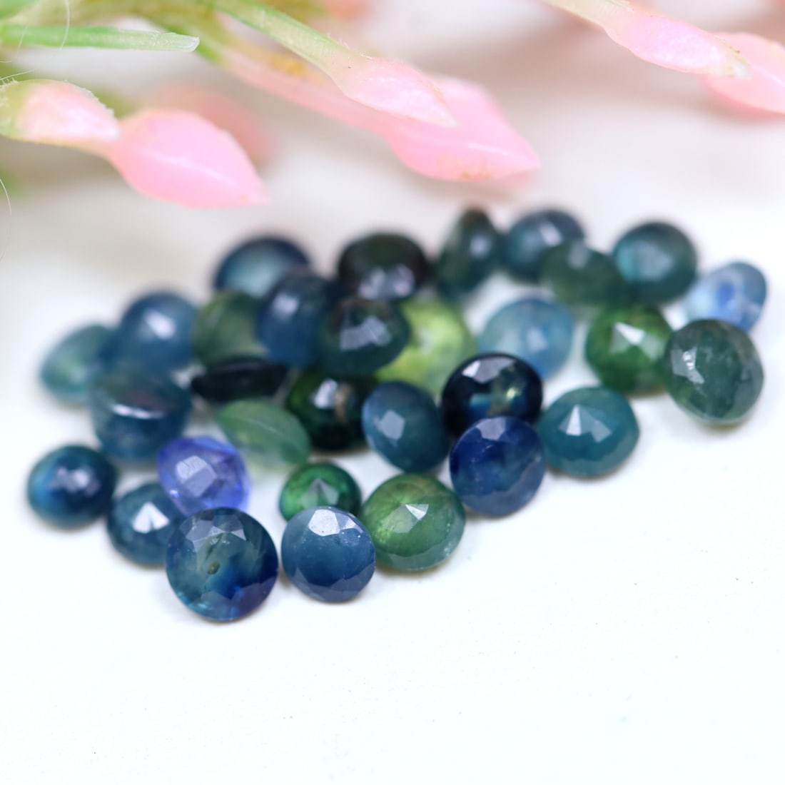 4.34Ct 2.5MM Natural Normal Heated Blue Round Cut Madagascar Sapphire, 1198A: Ksmith Jewels Global Welcome to our auction house, today auction brought to you by Ksmith Jewels Global based in Penang, Malaysia specialize in all kinds of opal and color gemstone both in manufacturi