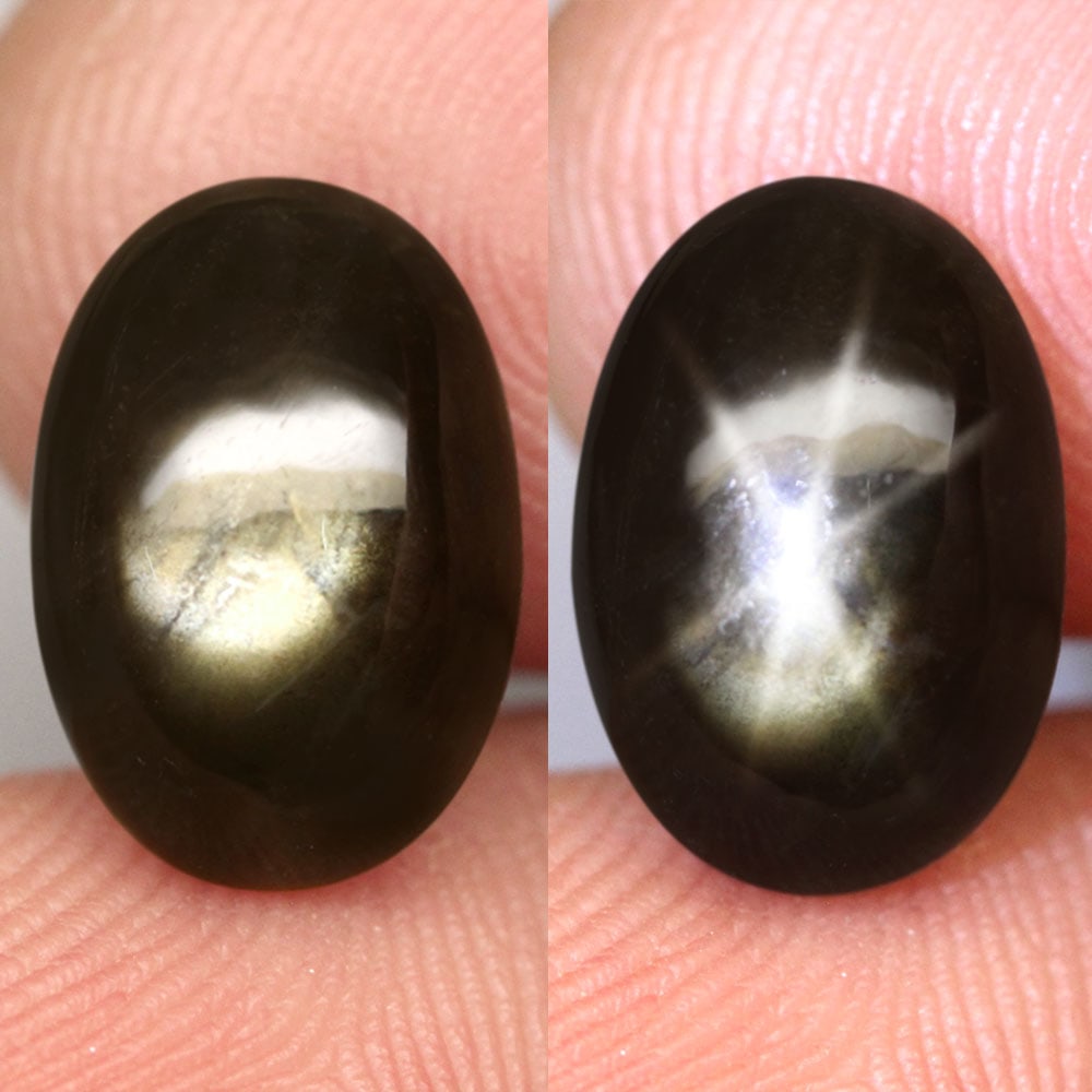 Star Sapphire 8.58Ct Natural Greenish 6 Rays Gold Star Sapphire, 539A: Ksmith Jewels Global Welcome to our auction house, today auction brought to you by Ksmith Jewels Global based in Penang, Malaysia specialize in all kinds of opal and color gemstone both in manufacturi