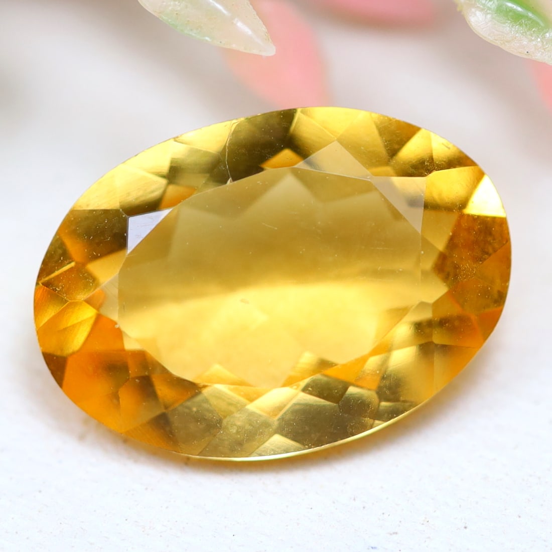 3.06Ct Natural Oval Yellow Citrine Gemstone Quality AA for Jewelry Making, 627MZ: Ksmith Jewels Global Welcome to our auction house, today auction brought to you by Ksmith Jewels Global based in Penang, Malaysia specialize in all kinds of opal and color gemstone both in manufacturi