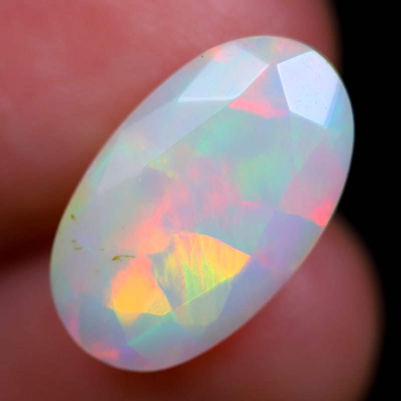 3.44Ct Natural Flashy Rainbow Ethiopian Welo Opal, 890B: Ksmith Jewels Global Welcome to our auction house, today auction brought to you by Ksmith Jewels Global based in Penang, Malaysia specialize in all kinds of opal and color gemstone both in manufacturi