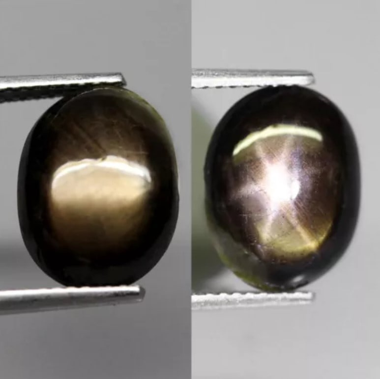 Star Sapphire 5.06Ct Natural Greenish 6 Rays Gold Star Sapphire, 1102B: Ksmith Jewels Global Welcome to our auction house, today auction brought to you by Ksmith Jewels Global based in Penang, Malaysia specialize in all kinds of opal and color gemstone both in manufacturi