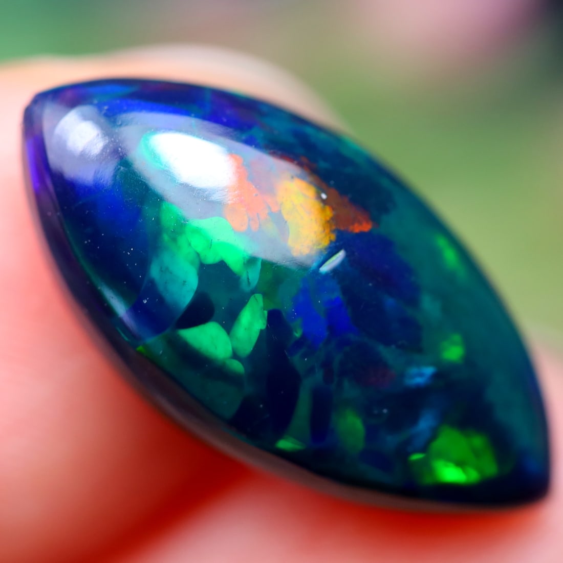 2.81Ct Natural Ethiopian Welo Smoked Opal - Ethiopian Opal Cabochon, 1104A: Ksmith Jewels Global Welcome to our auction house, today auction brought to you by Ksmith Jewels Global based in Penang, Malaysia specialize in all kinds of opal and color gemstone both in manufacturi