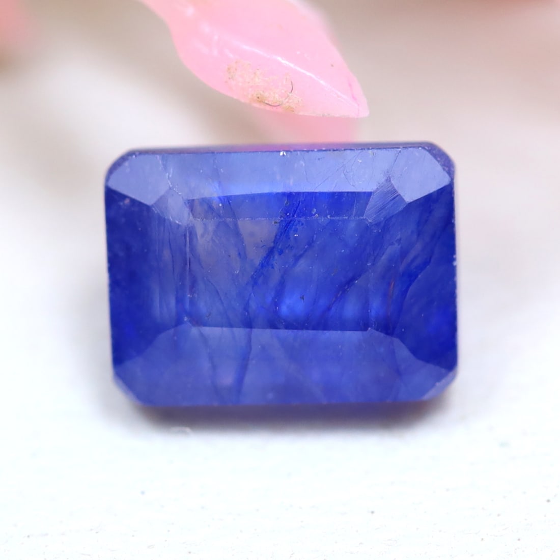 Blue Sapphire 1.85Ct Rectangular Cut Natural Thailand Blue Sapphire, 452MZ: Ksmith Jewels Global Welcome to our auction house, today auction brought to you by Ksmith Jewels Global based in Penang, Malaysia specialize in all kinds of opal and color gemstone both in manufacturi
