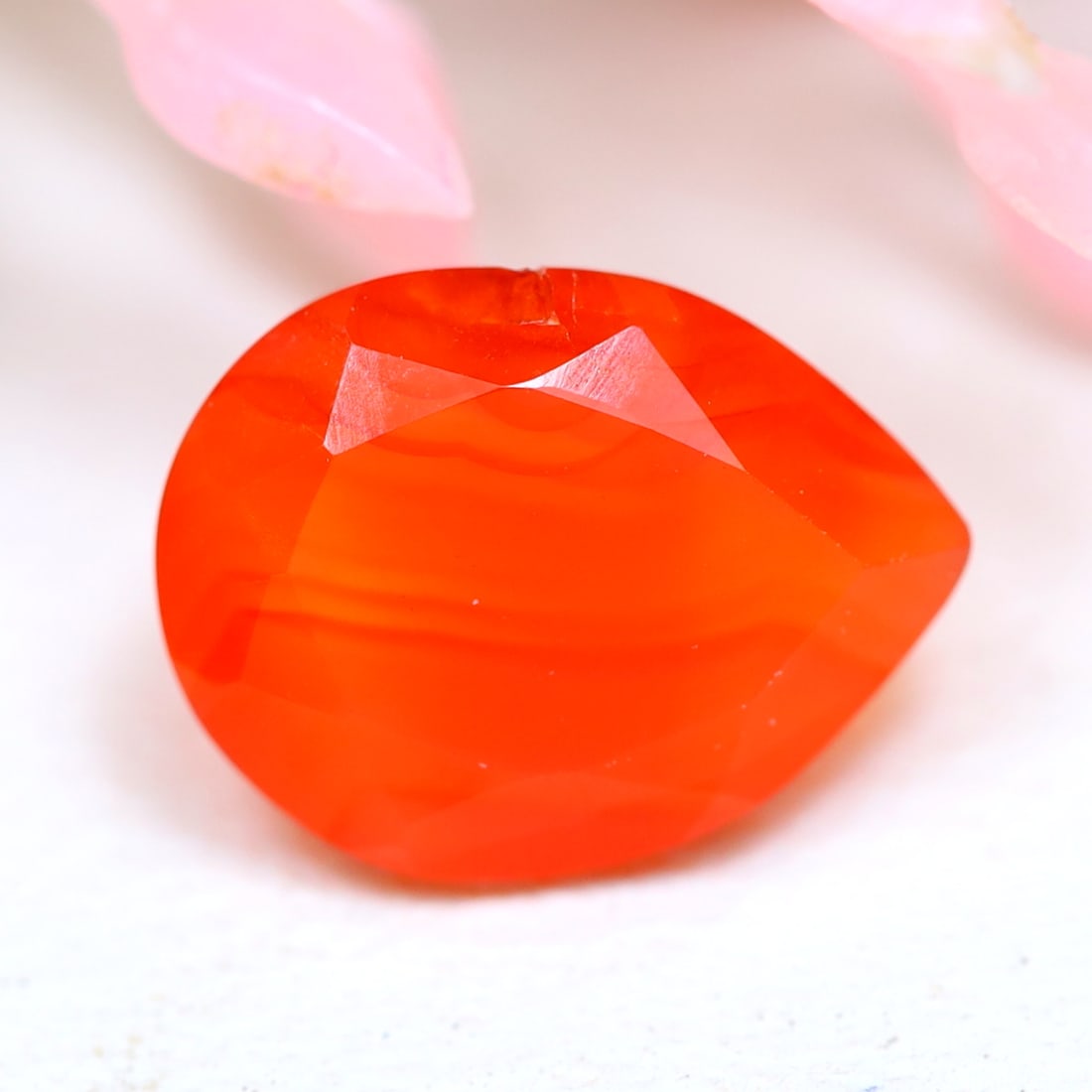 1.50Ct Natural Untreated Orange Carnelian Faceted Cut Sri Lanka, 392MZ: Ksmith Jewels Global Welcome to our auction house, today auction brought to you by Ksmith Jewels Global based in Penang, Malaysia specialize in all kinds of opal and color gemstone both in manufacturi