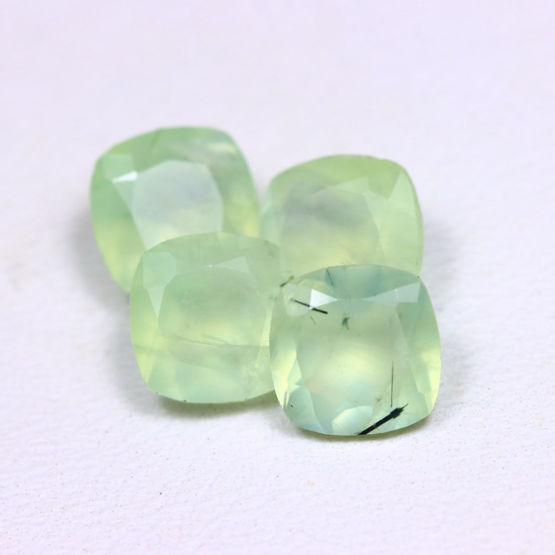 Prehnite 5.69Ct Natural Unheated Green Brazil Prehnite 2 Pairs, 537B: Ksmith Jewels Global Welcome to our auction house, today auction brought to you by Ksmith Jewels Global based in Penang, Malaysia specialize in all kinds of opal and color gemstone both in manufacturi