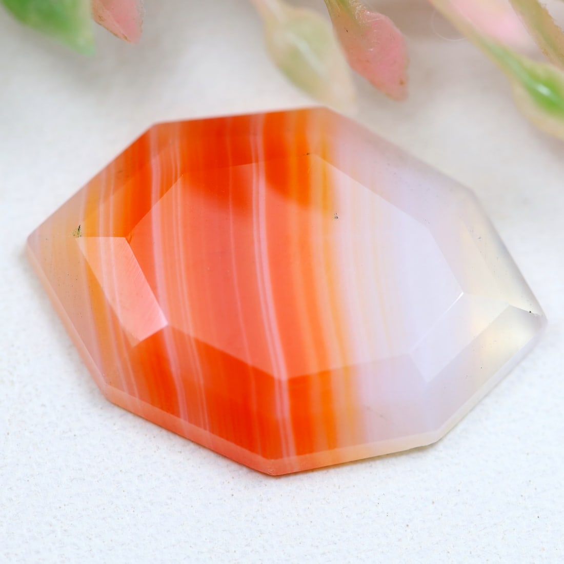5.43Ct Natural Red Banded Agate - Step Cut Gemstone, 678MZ: Ksmith Jewels Global Welcome to our auction house, today auction brought to you by Ksmith Jewels Global based in Penang, Malaysia specialize in all kinds of opal and color gemstone both in manufacturi