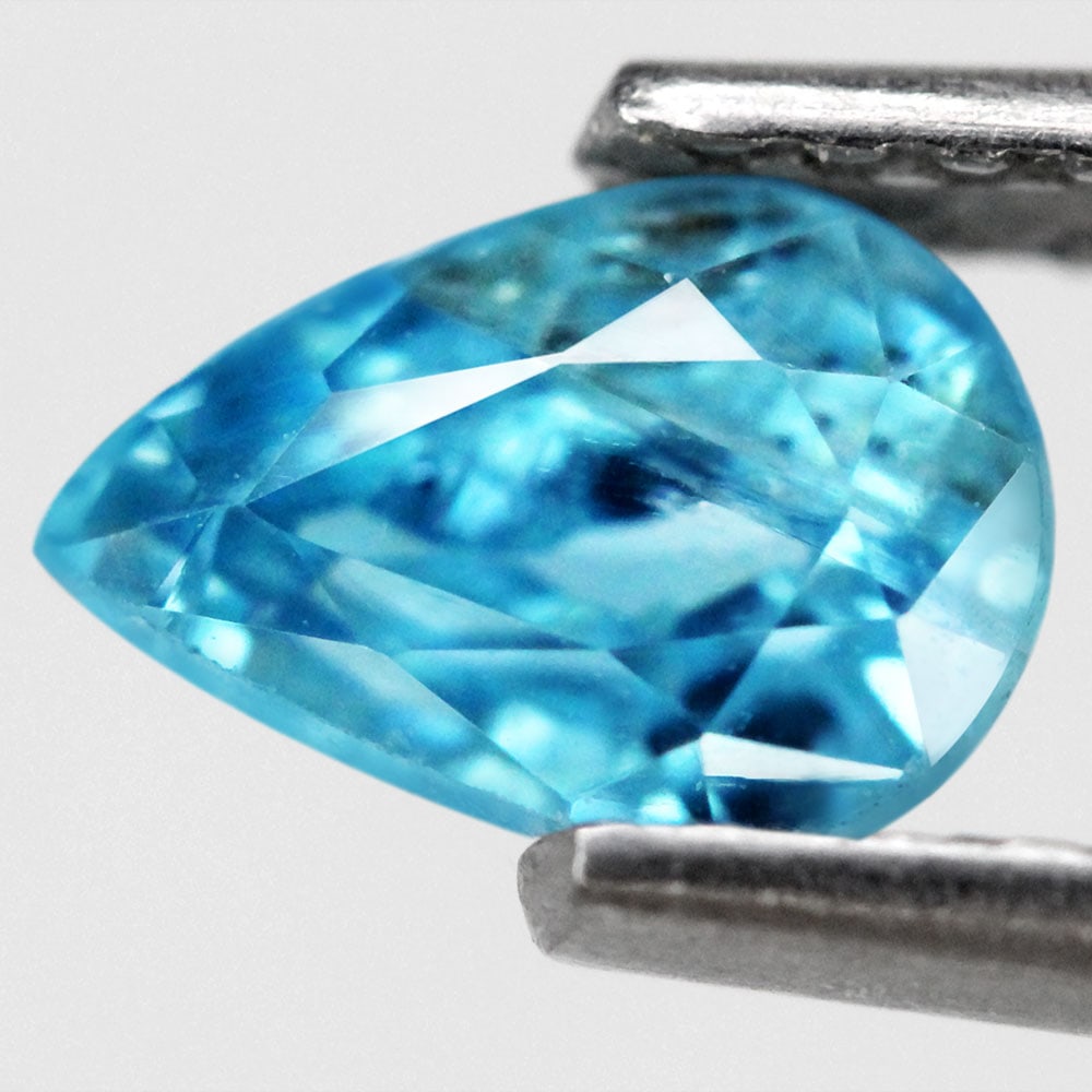 1.13Ct Natural Cambodia Blue Zircon Pear Only Heated Gemstone, 272A: Ksmith Jewels Global Welcome to our auction house, today auction brought to you by Ksmith Jewels Global based in Penang, Malaysia specialize in all kinds of opal and color gemstone both in manufacturi