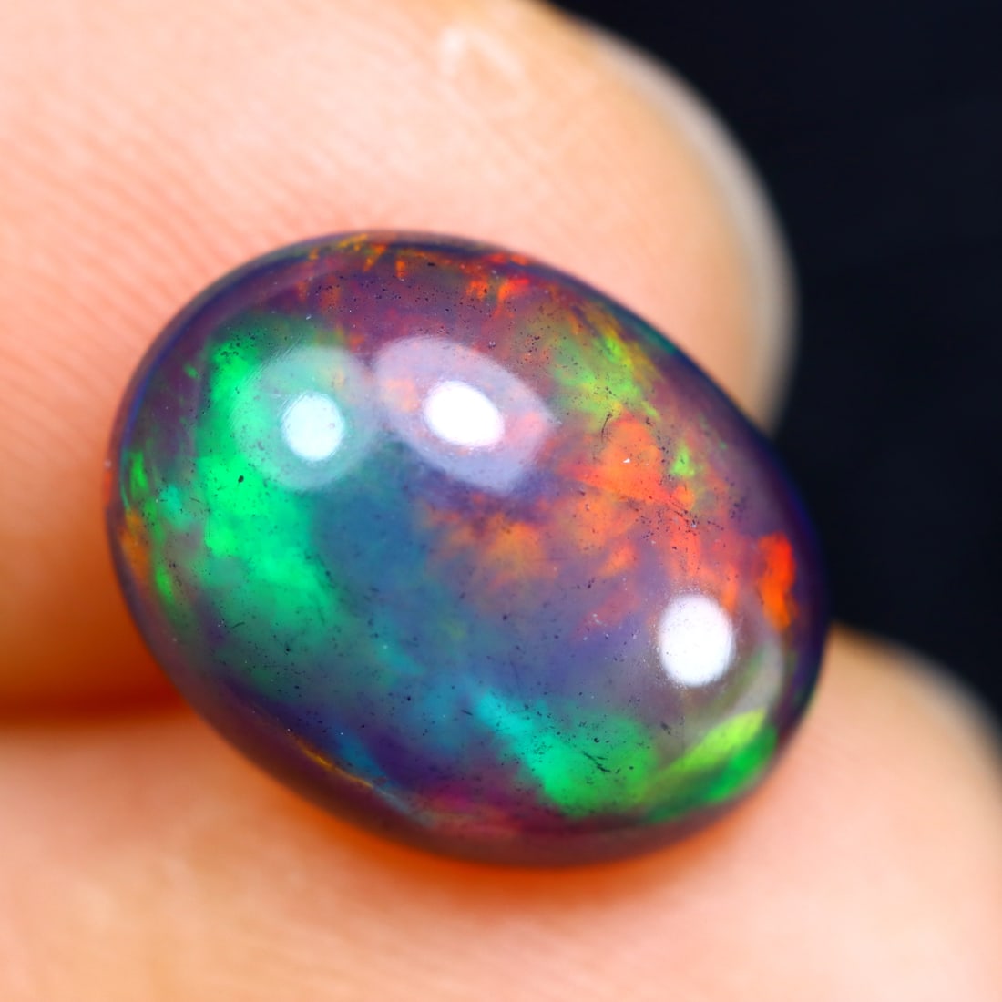 2.14Ct Natural Flashy Rainbow Smoked Ethiopian Welo Opal, 220B: Ksmith Jewels Global Welcome to our auction house, today auction brought to you by Ksmith Jewels Global based in Penang, Malaysia specialize in all kinds of opal and color gemstone both in manufacturi