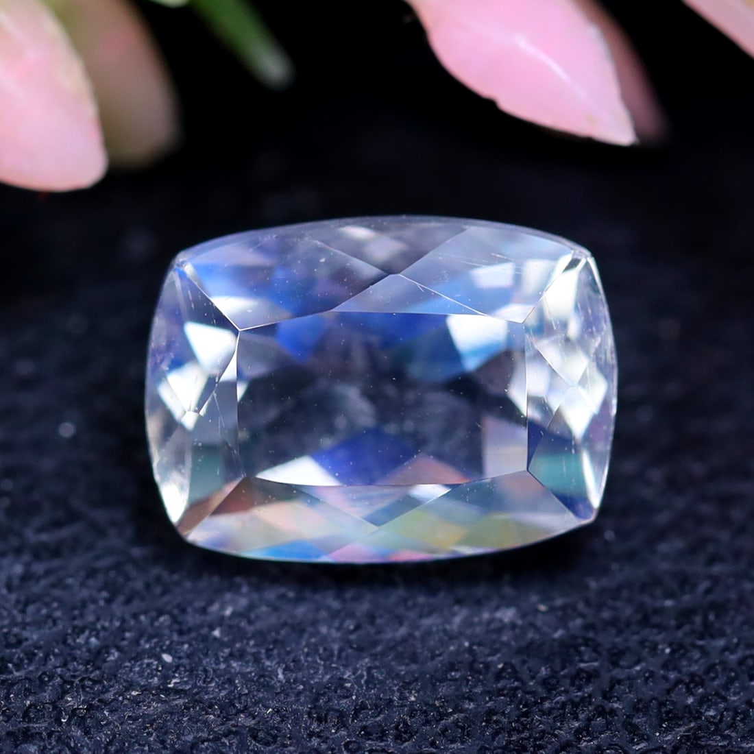 Madagascar Moonstone 1.82Ct Natural Flashy Rainbow Madagascar Moonstone for Jewelry, 565MZ: Ksmith Jewels Global Welcome to our auction house, today auction brought to you by Ksmith Jewels Global based in Penang, Malaysia specialize in all kinds of opal and color gemstone both in manufacturi