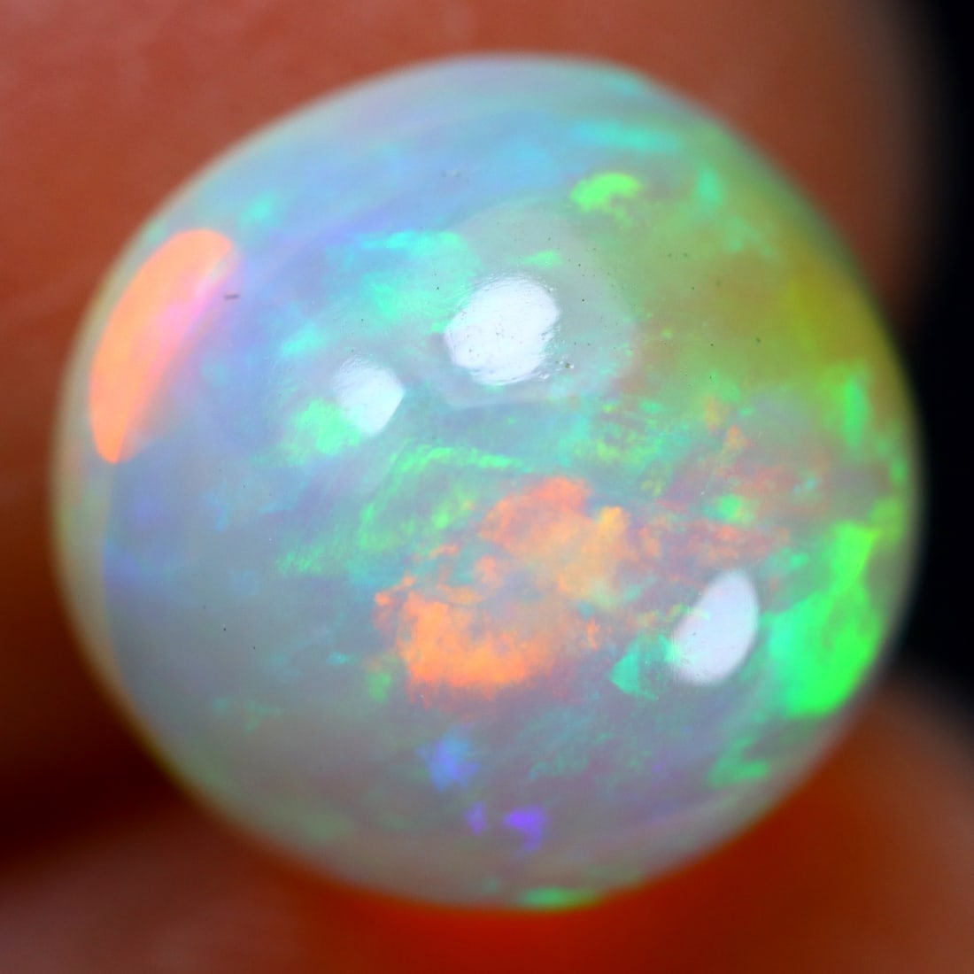 2.44Ct Natural Flashy Rainbow Ethiopian Welo Opal, 521B: Ksmith Jewels Global Welcome to our auction house, today auction brought to you by Ksmith Jewels Global based in Penang, Malaysia specialize in all kinds of opal and color gemstone both in manufacturi