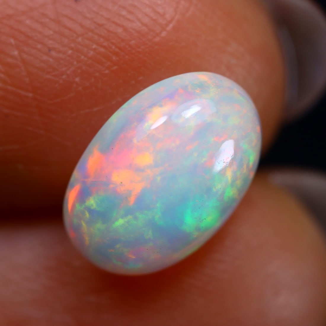 1.73Ct Natural Flashy Rainbow Ethiopian Welo Opal, 261B: Ksmith Jewels Global Welcome to our auction house, today auction brought to you by Ksmith Jewels Global based in Penang, Malaysia specialize in all kinds of opal and color gemstone both in manufacturi
