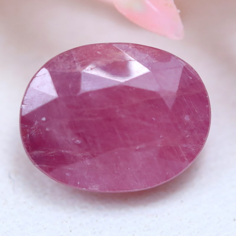 1.87Ct Natural Winza Unheated Ruby Pinkish Red Oval Cut for Jewelry Making, 1186B: Ksmith Jewels Global Welcome to our auction house, today auction brought to you by Ksmith Jewels Global based in Penang, Malaysia specialize in all kinds of opal and color gemstone both in manufacturi