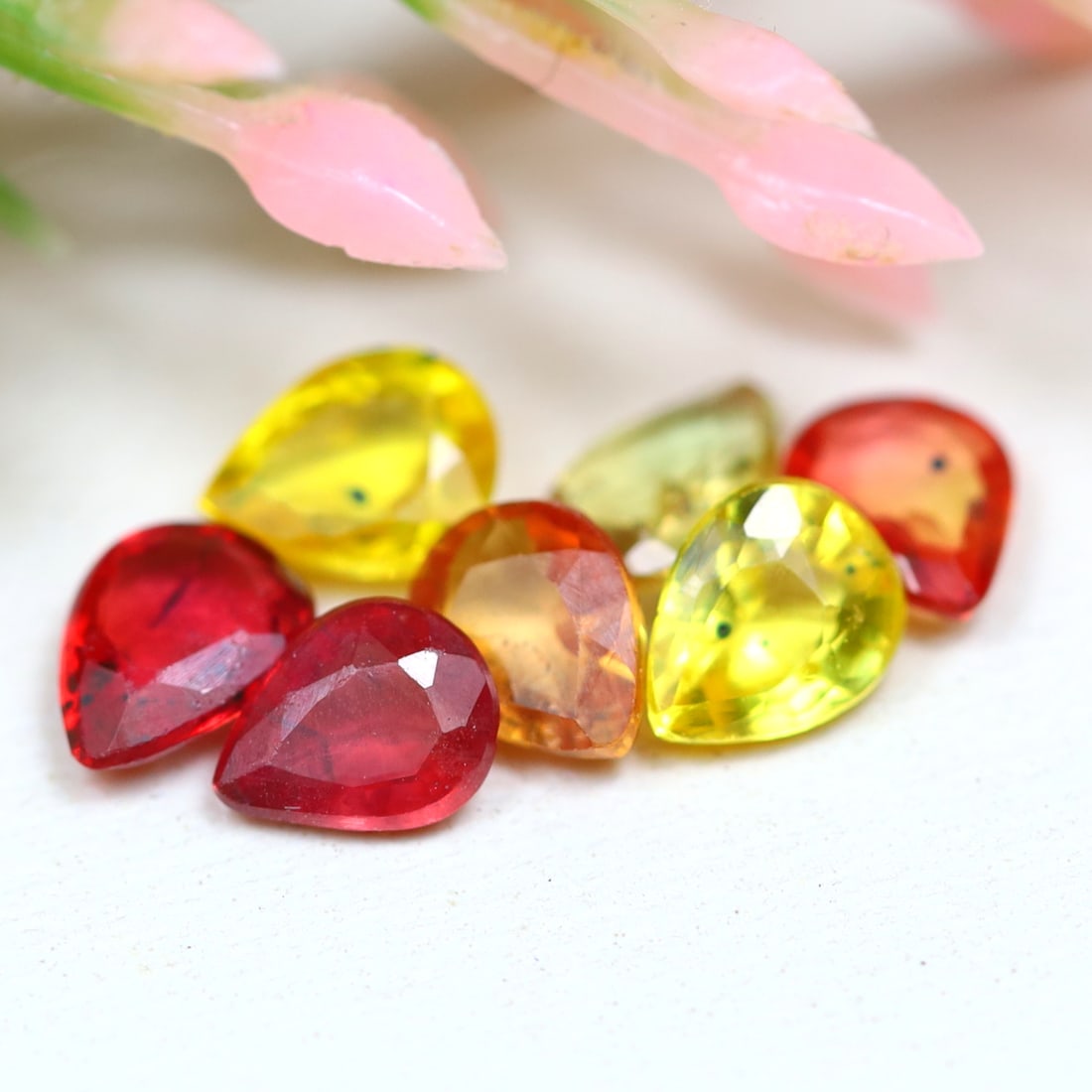 Sapphire 2.38Ct Pear Cut Natural Songea Multi Color Sapphire LOT, 264A: Ksmith Jewels Global Welcome to our auction house, today auction brought to you by Ksmith Jewels Global based in Penang, Malaysia specialize in all kinds of opal and color gemstone both in manufacturi