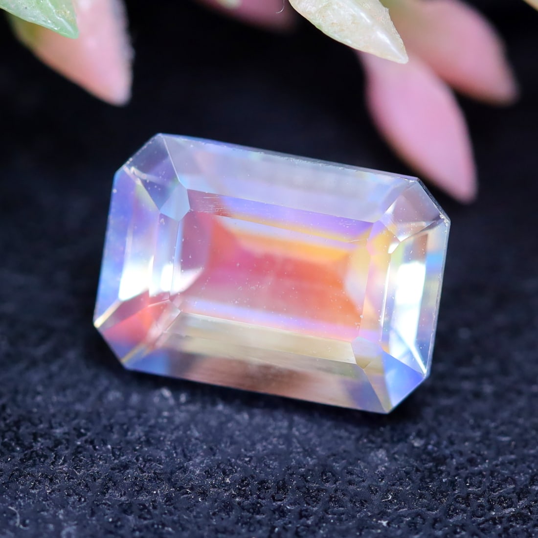 Madagascar Moonstone 2.30Ct Natural Flashy Ranbow Madagascar Moonstone for Jewelry, 500MZ: Ksmith Jewels Global Welcome to our auction house, today auction brought to you by Ksmith Jewels Global based in Penang, Malaysia specialize in all kinds of opal and color gemstone both in manufacturi