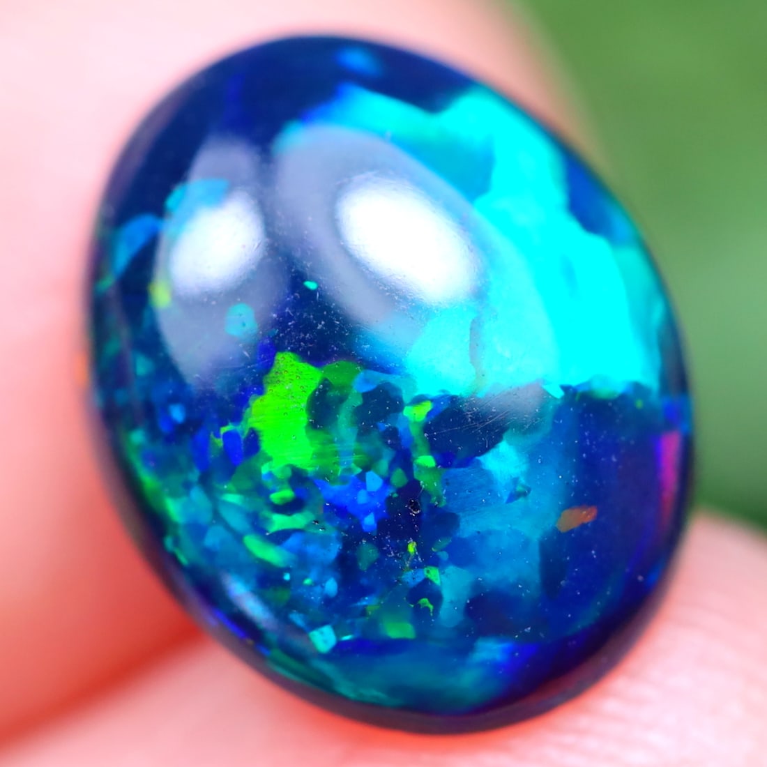 1.38Ct Natural Ethiopian Welo Smoked Opal - Ethiopian Opal - Oval Cabochon, 214MZ: Ksmith Jewels Global Welcome to our auction house, today auction brought to you by Ksmith Jewels Global based in Penang, Malaysia specialize in all kinds of opal and color gemstone both in manufacturi