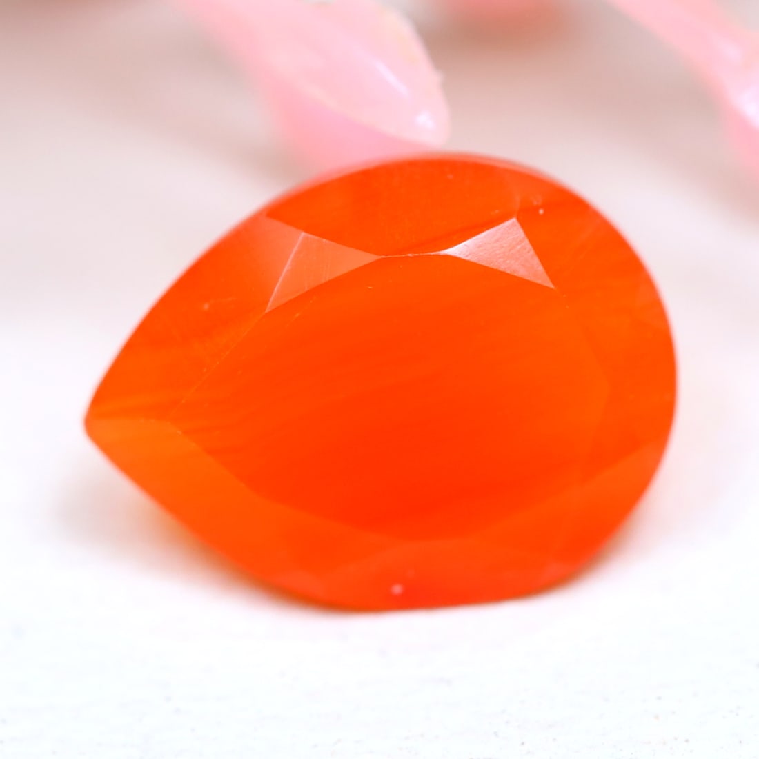 1.53Ct Natural Untreated Orange Carnelian Faceted Cut Sri Lanka, 874MZ: Ksmith Jewels Global Welcome to our auction house, today auction brought to you by Ksmith Jewels Global based in Penang, Malaysia specialize in all kinds of opal and color gemstone both in manufacturi