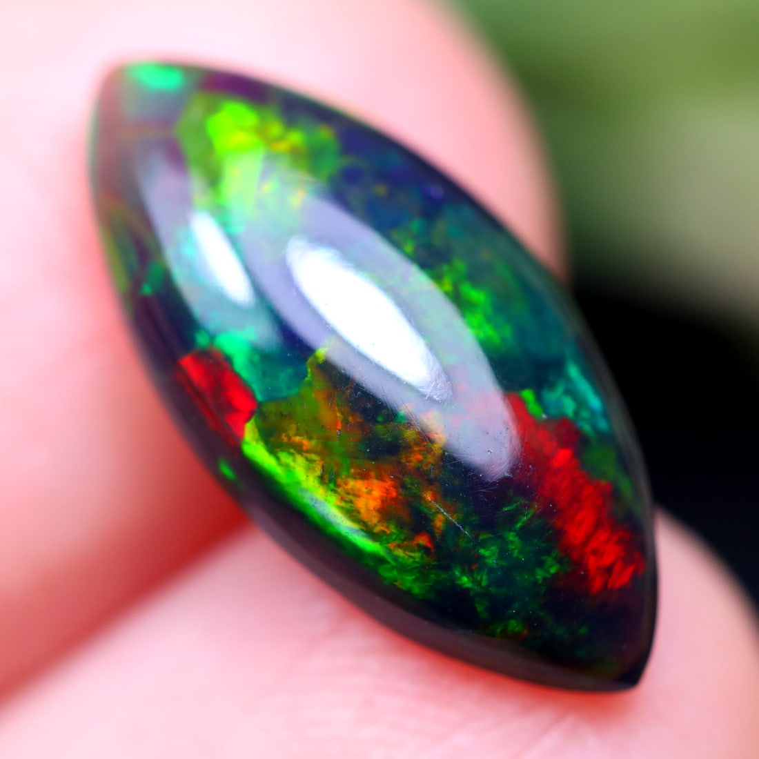 1.99Ct Natural Ethiopian Welo Smoked Opal - Ethiopian Opal - Marquise Cabochon, 968MZ: Ksmith Jewels Global Welcome to our auction house, today auction brought to you by Ksmith Jewels Global based in Penang, Malaysia specialize in all kinds of opal and color gemstone both in manufacturi