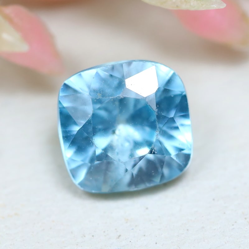 1.27Ct Natural Cambodia Blue Zircon Cushion Only Heated Gemstone, 1161B: Ksmith Jewels Global Welcome to our auction house, today auction brought to you by Ksmith Jewels Global based in Penang, Malaysia specialize in all kinds of opal and color gemstone both in manufacturi
