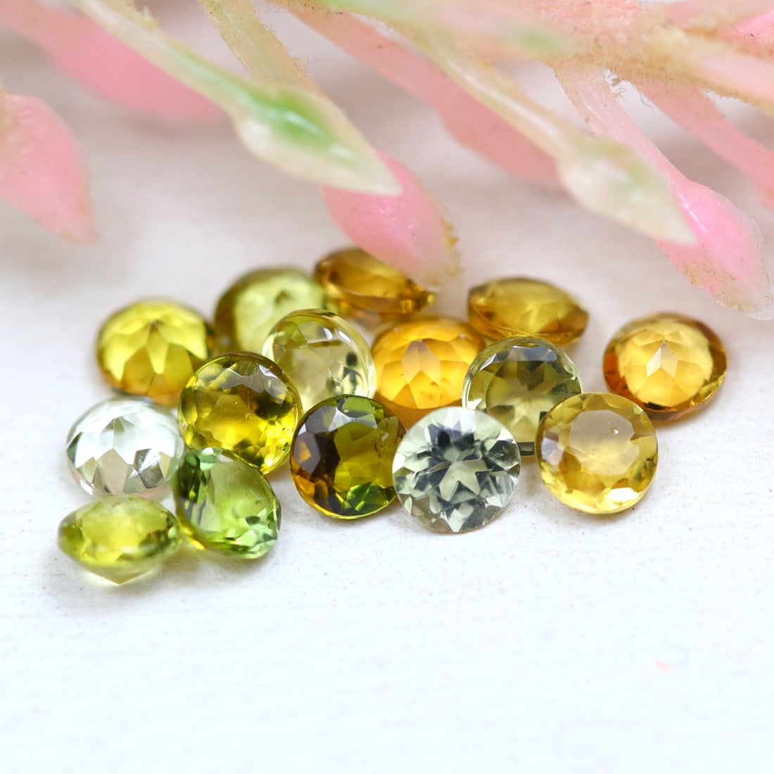 2.5MM Tourmaline 1.33Ct Round Cut Natural Greenish Color Afghanistan Tourmaline LOT, 900A: Ksmith Jewels Global Welcome to our auction house, today auction brought to you by Ksmith Jewels Global based in Penang, Malaysia specialize in all kinds of opal and color gemstone both in manufacturi