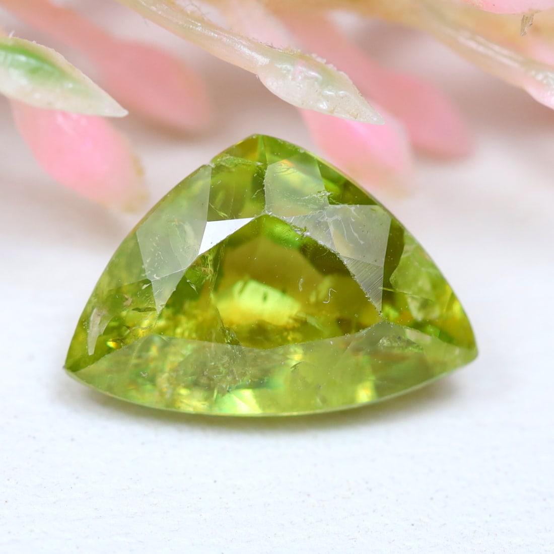 2.24Ct Natural Yellowish Green Madagascar Sphene, 1011MZ: Ksmith Jewels Global Welcome to our auction house, today auction brought to you by Ksmith Jewels Global based in Penang, Malaysia specialize in all kinds of opal and color gemstone both in manufacturi