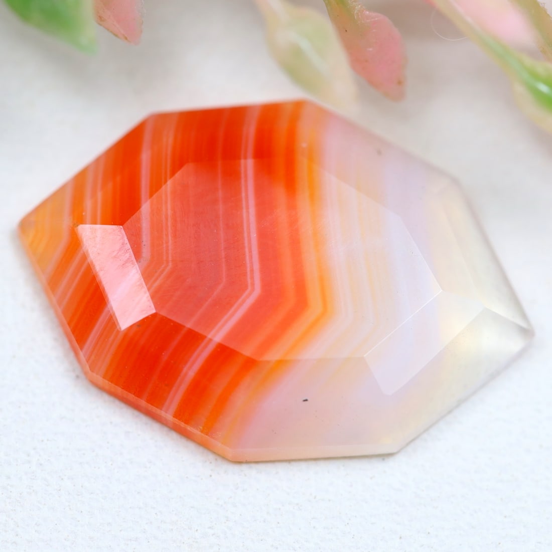 4.93Ct Natural Red Banded Agate - Step Cut Gemstone, 1044MZ: Ksmith Jewels Global Welcome to our auction house, today auction brought to you by Ksmith Jewels Global based in Penang, Malaysia specialize in all kinds of opal and color gemstone both in manufacturi