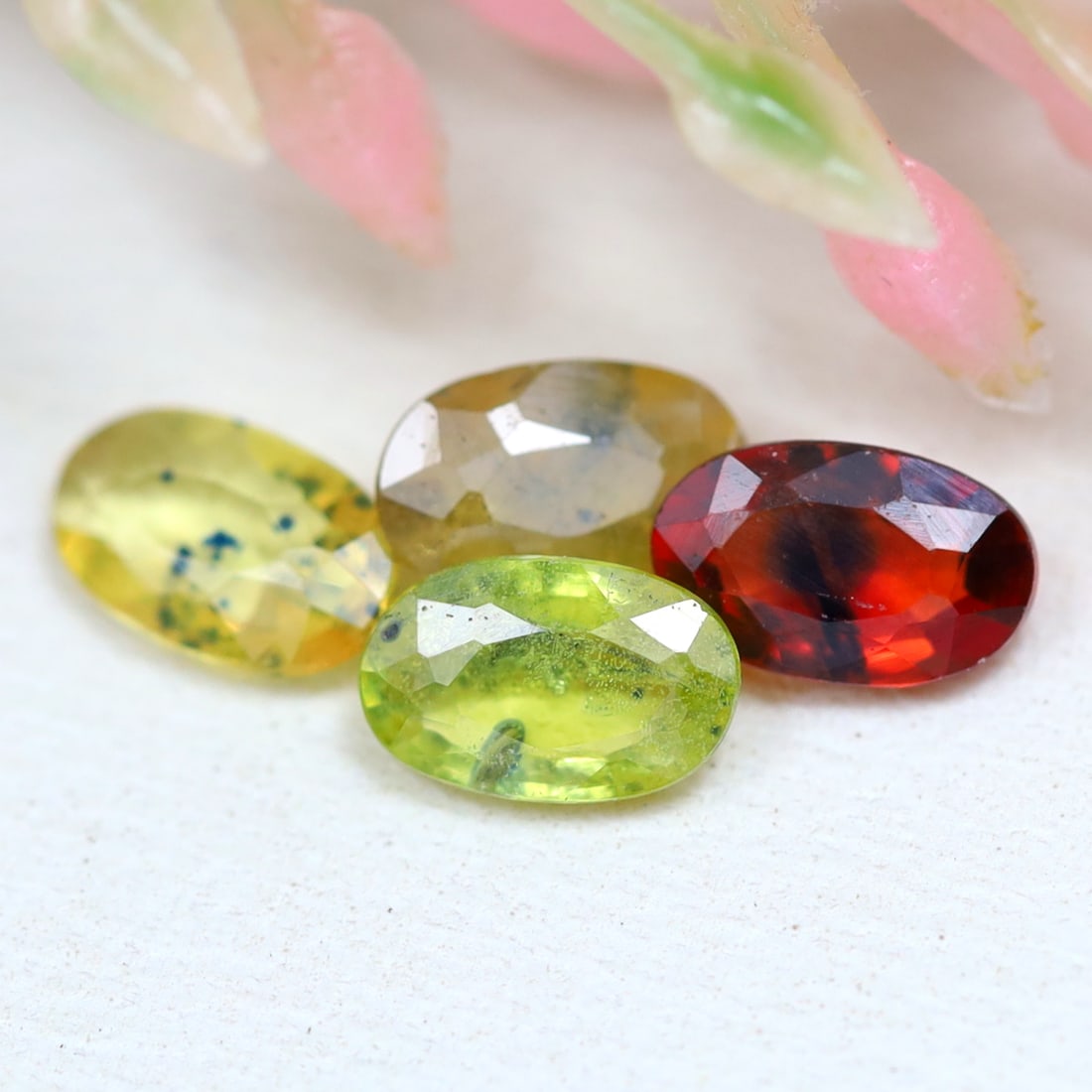 Sapphire 1.31Ct Oval Cut Natural Songea Multi Color Sapphire in Lots, 83MZ: Ksmith Jewels Global Welcome to our auction house, today auction brought to you by Ksmith Jewels Global based in Penang, Malaysia specialize in all kinds of opal and color gemstone both in manufacturi