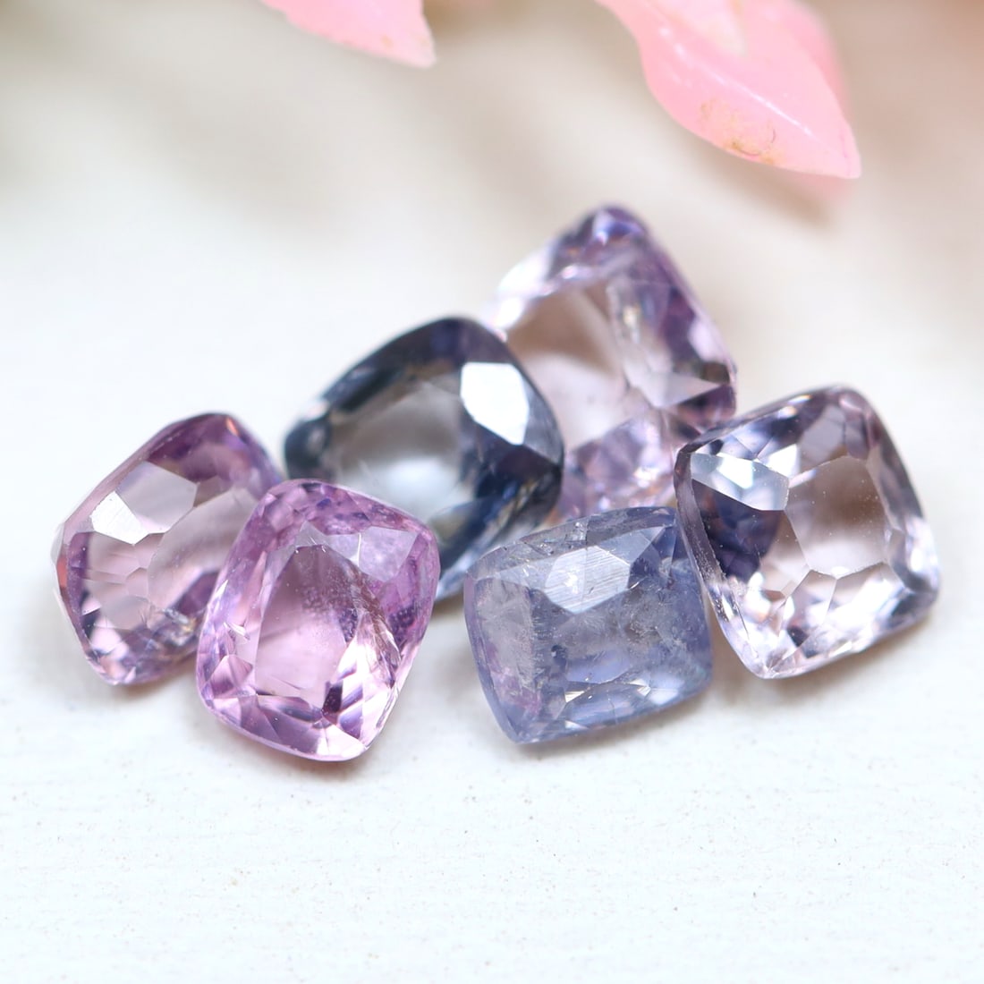 2.92Ct Natural Cushion Cut Multi-Color Spinel Lot for Jewelry Making, 805A: Ksmith Jewels Global Welcome to our auction house, today auction brought to you by Ksmith Jewels Global based in Penang, Malaysia specialize in all kinds of opal and color gemstone both in manufacturi