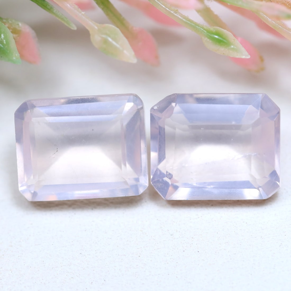 Rose Quartz 6.61Ct Rectangle Cut Natural Pinkish Rose Quartz Lot, 210A: Ksmith Jewels Global Welcome to our auction house, today auction brought to you by Ksmith Jewels Global based in Penang, Malaysia specialize in all kinds of opal and color gemstone both in manufacturi