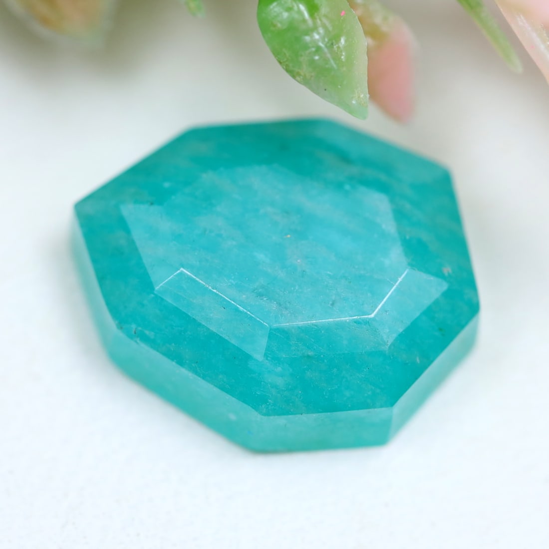5.16Cts Natural Amazonite Step Cut Gemstone, 1163MZ: Ksmith Jewels Global Welcome to our auction house, today auction brought to you by Ksmith Jewels Global based in Penang, Malaysia specialize in all kinds of opal and color gemstone both in manufacturi