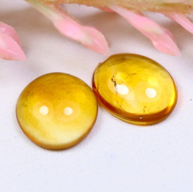 Citrine 2.93Ct Natural Yellow Citrine Gemstone Cabochon, 583A: Ksmith Jewels Global Welcome to our auction house, today auction brought to you by Ksmith Jewels Global based in Penang, Malaysia specialize in all kinds of opal and color gemstone both in manufacturi