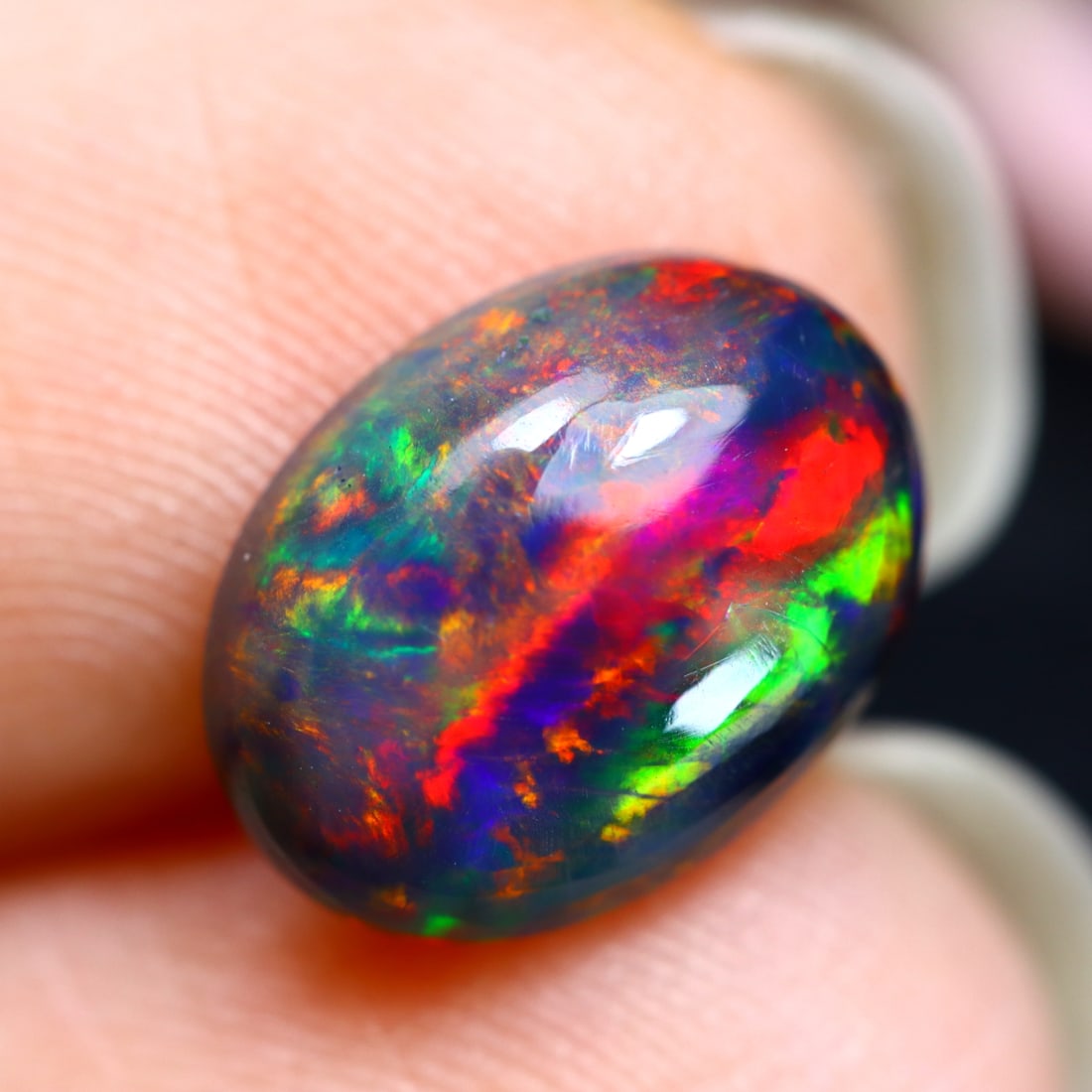 1.82Ct Natural Ethiopian Welo Smoked Opal - Ethiopian Opal, 398MZ: Ksmith Jewels Global Welcome to our auction house, today auction brought to you by Ksmith Jewels Global based in Penang, Malaysia specialize in all kinds of opal and color gemstone both in manufacturi