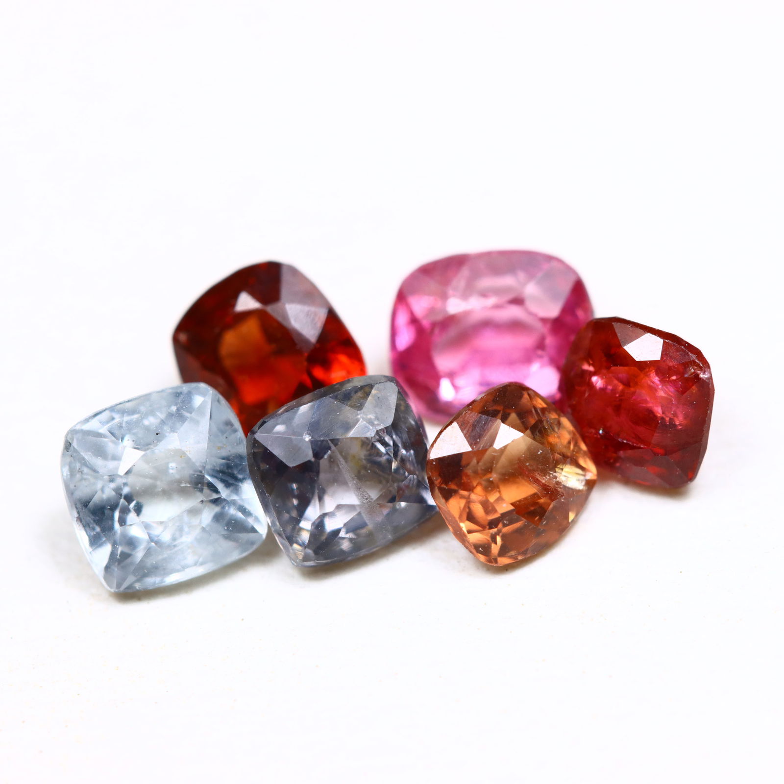 2.31Ct Natural Multi Color Cushion Burmese Spinel in Lot, 260B: Ksmith Jewels Global Welcome to our auction house, today auction brought to you by Ksmith Jewels Global based in Penang, Malaysia specialize in all kinds of opal and color gemstone both in manufacturi