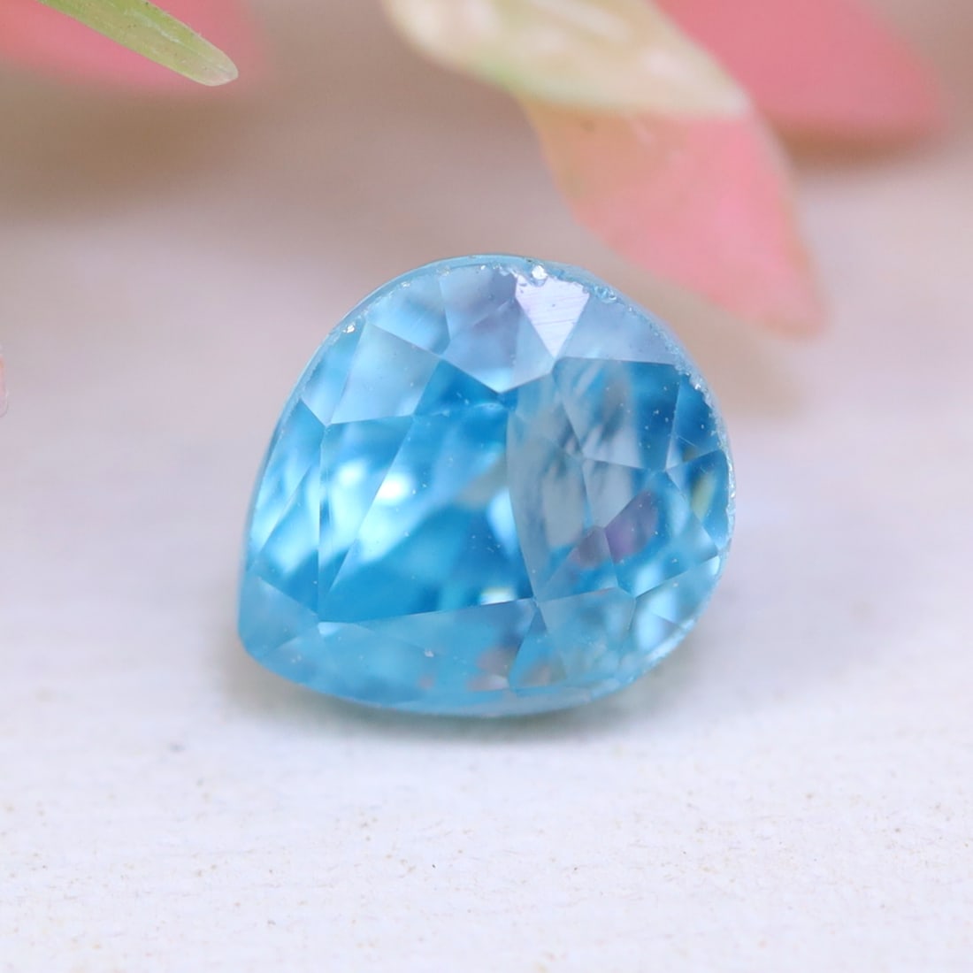 1.31Ct Natural Cambodia Blue Zircon Pear Only Heated Gemstone OT6616, 845A: Ksmith Jewels Global Welcome to our auction house, today auction brought to you by Ksmith Jewels Global based in Penang, Malaysia specialize in all kinds of opal and color gemstone both in manufacturi