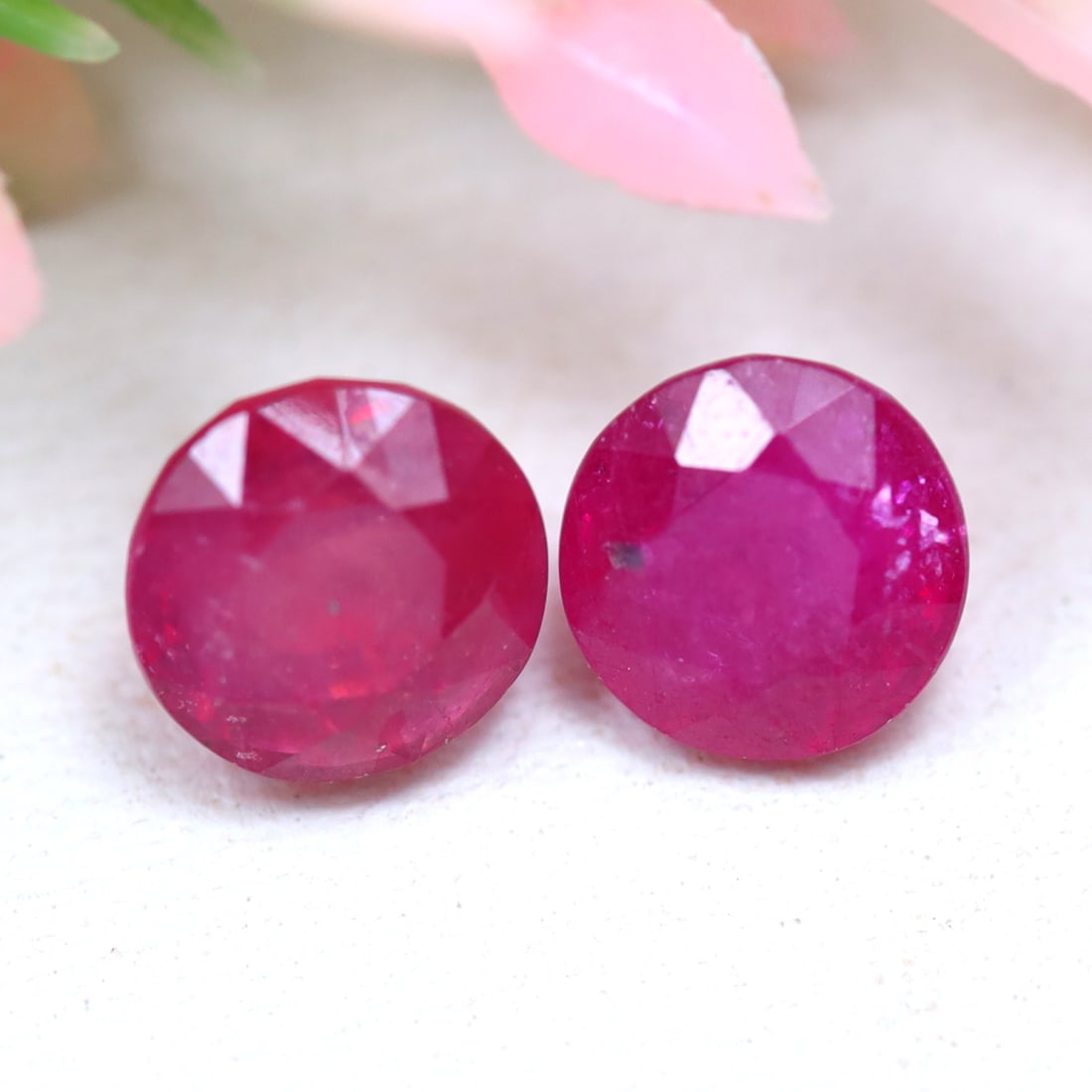 1.44Ct Natural Mozambique Pink Ruby Faceted Pair, 676MZ: Ksmith Jewels Global Welcome to our auction house, today auction brought to you by Ksmith Jewels Global based in Penang, Malaysia specialize in all kinds of opal and color gemstone both in manufacturi
