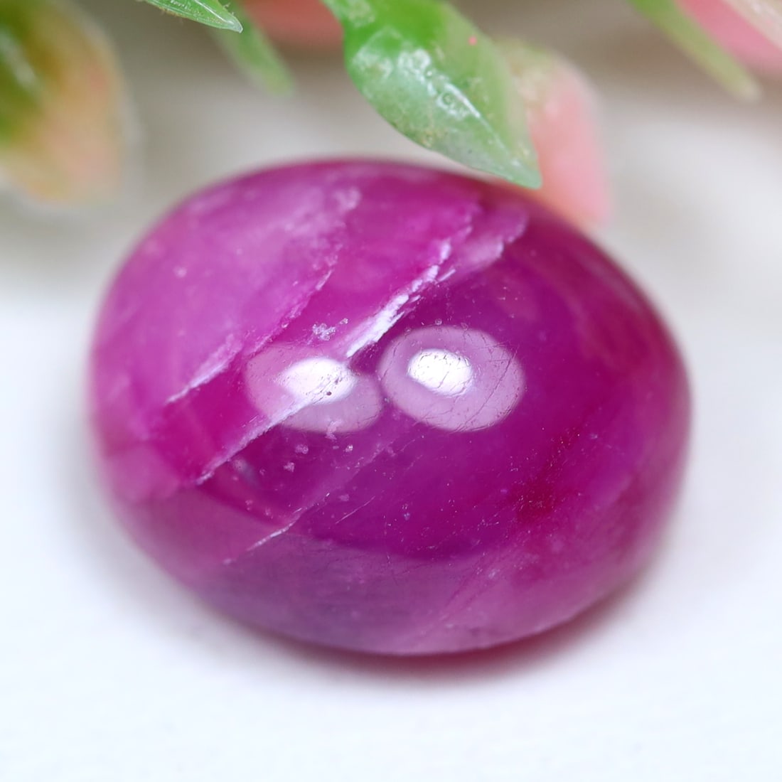 11.77Ct Natural Mozambique Pinkish Ruby Cabochon for Jewelry Making, 99MZ: Ksmith Jewels Global Welcome to our auction house, today auction brought to you by Ksmith Jewels Global based in Penang, Malaysia specialize in all kinds of opal and color gemstone both in manufacturi