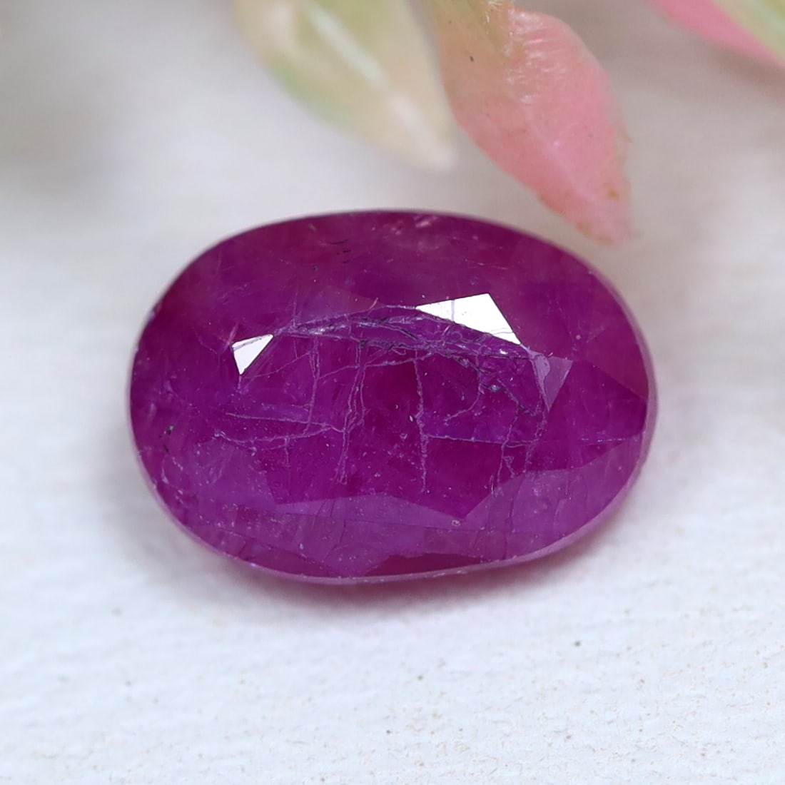 1.42Ct Natural Heated Pinkish Red Ruby - Mozambique Gemstone - Oval Faceted, 966MZ: Ksmith Jewels Global Welcome to our auction house, today auction brought to you by Ksmith Jewels Global based in Penang, Malaysia specialize in all kinds of opal and color gemstone both in manufacturi