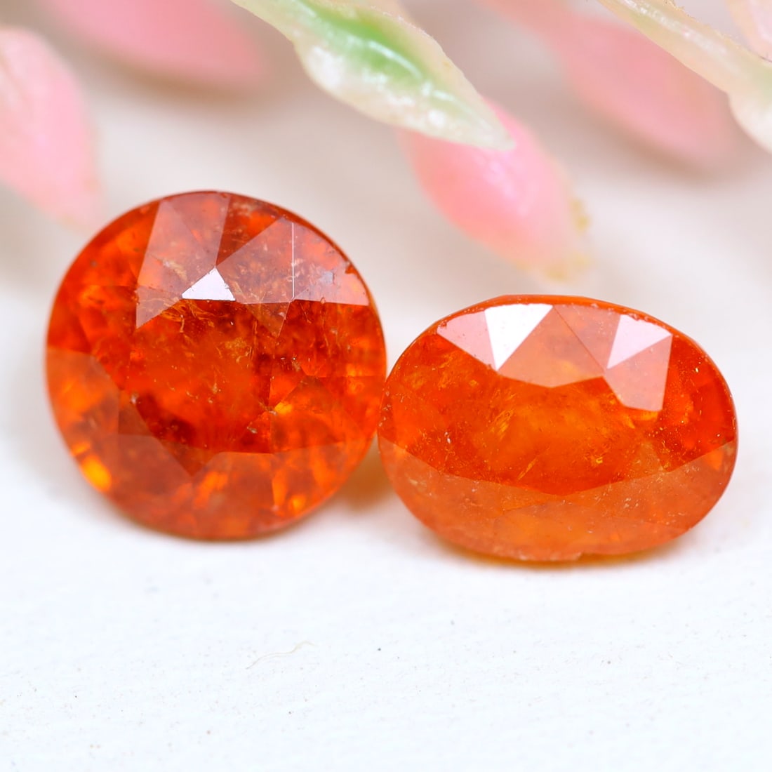 2.26Ct Natural Fanta Orange Spessartite Garnet Faceted for Jewelry Making, 217B: Ksmith Jewels Global Welcome to our auction house, today auction brought to you by Ksmith Jewels Global based in Penang, Malaysia specialize in all kinds of opal and color gemstone both in manufacturi