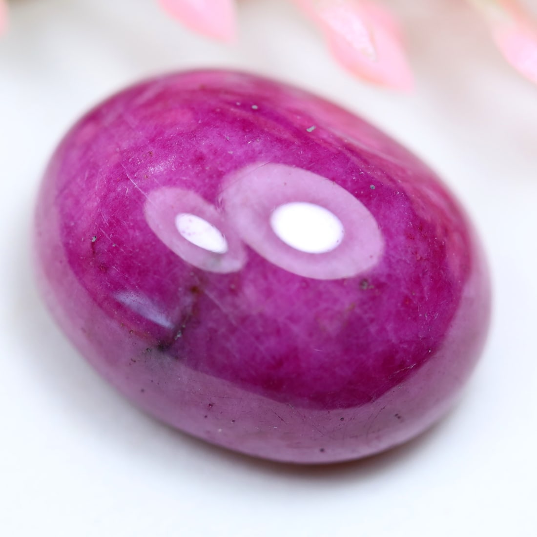 36.79Ct Natural Madagascar Heated Ruby Top Red Oval Cut Cabochon, 1191MZ: Ksmith Jewels Global Welcome to our auction house, today auction brought to you by Ksmith Jewels Global based in Penang, Malaysia specialize in all kinds of opal and color gemstone both in manufacturi