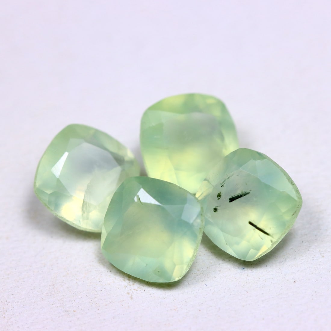 Prehnite 5.95Ct Natural Unheated Green Brazil Prehnite 2 Pairs, 585B: Ksmith Jewels Global Welcome to our auction house, today auction brought to you by Ksmith Jewels Global based in Penang, Malaysia specialize in all kinds of opal and color gemstone both in manufacturi