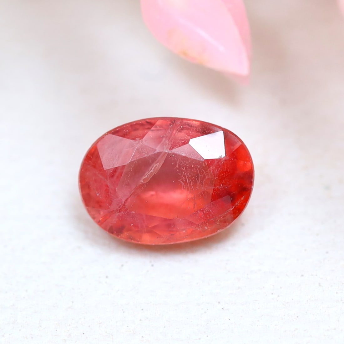 0.60Ct Natural Winza Heated Ruby Pinkish Oval Cut for Jewelry Making, 490MZ: Ksmith Jewels Global Welcome to our auction house, today auction brought to you by Ksmith Jewels Global based in Penang, Malaysia specialize in all kinds of opal and color gemstone both in manufacturi