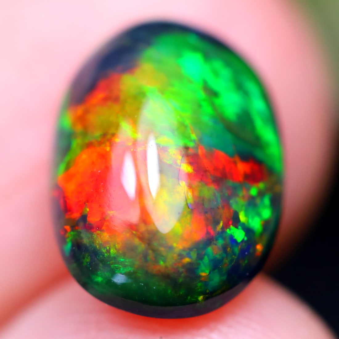 1.75Ct Natural Ethiopian Welo Smoked Opal - Ethiopian Opal - Oval Cabochon, 880MZ: Ksmith Jewels Global Welcome to our auction house, today auction brought to you by Ksmith Jewels Global based in Penang, Malaysia specialize in all kinds of opal and color gemstone both in manufacturi