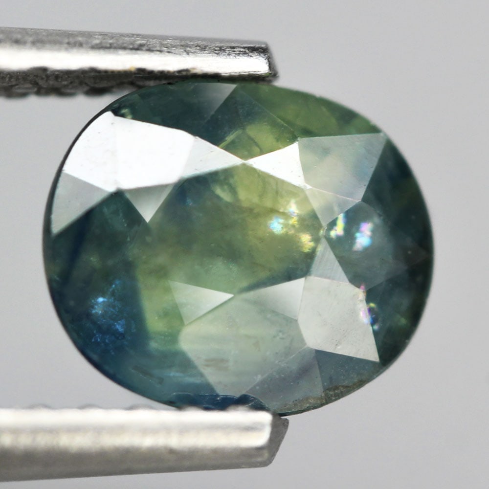 0.77Ct Natural Normal Heated Bluish Green Oval Thailand Sapphire OT6683, 576A: Ksmith Jewels Global Welcome to our auction house, today auction brought to you by Ksmith Jewels Global based in Penang, Malaysia specialize in all kinds of opal and color gemstone both in manufacturi