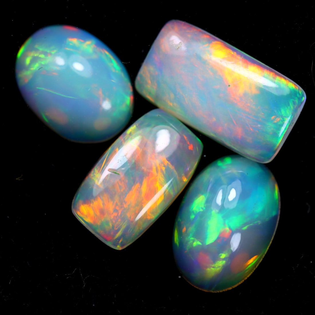 4.07Ct Natural Ethiopian Welo Opal - Ethiopian Opal Cabochon, 819A: Ksmith Jewels Global Welcome to our auction house, today auction brought to you by Ksmith Jewels Global based in Penang, Malaysia specialize in all kinds of opal and color gemstone both in manufacturi