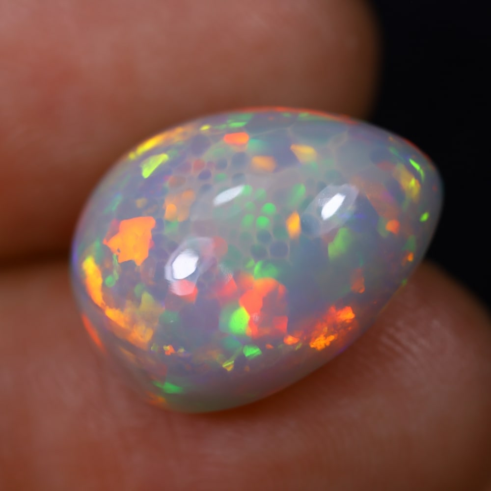 *8.35Ct Welo Opal Polished - Ethiopian Opal , 77E (1 of 6)