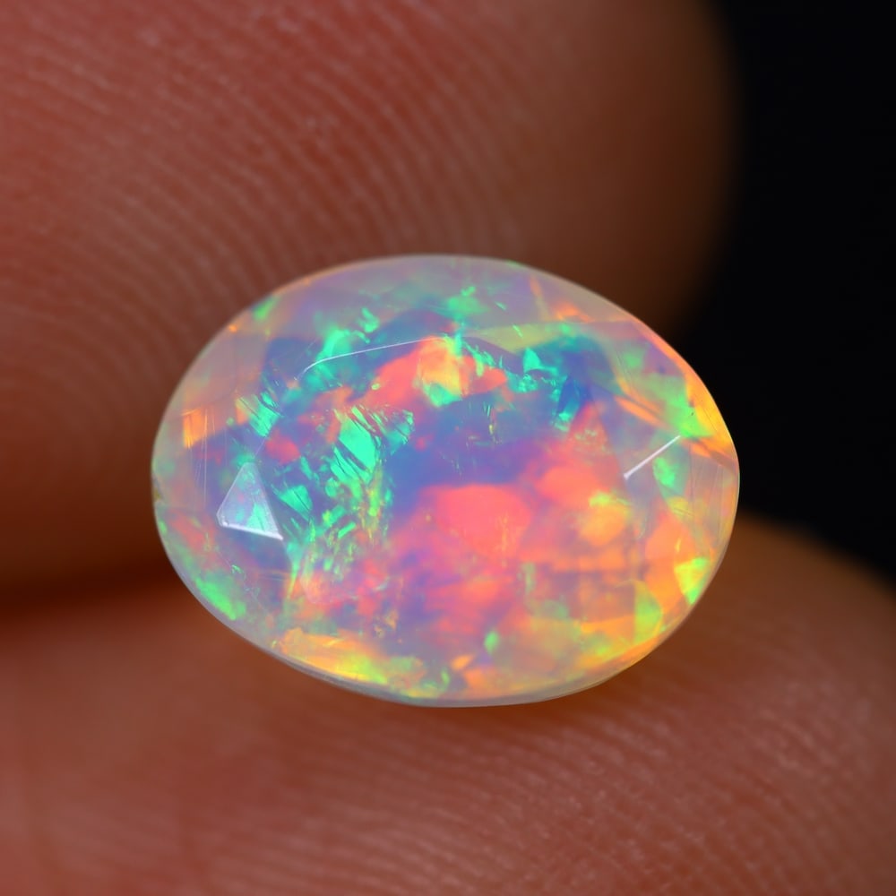 1.67Ct Welo Opal Polished - Ethiopian Opal , 347E (1 of 8)