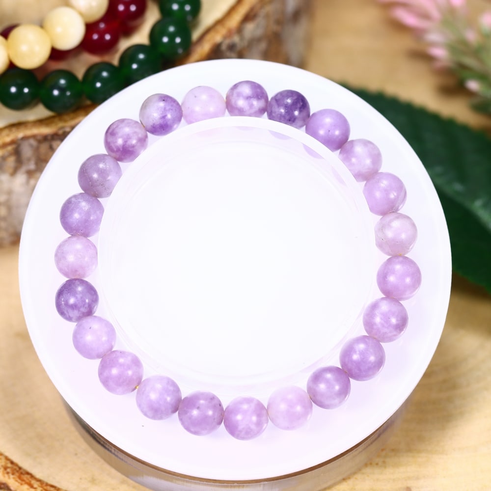 17.64g Purple Amazonite Bracelet - Polished Beads, 876B: Ksmith Heritage Auctioneers Subject: Natural Purple Amazonite Carat Weight: 17.64g