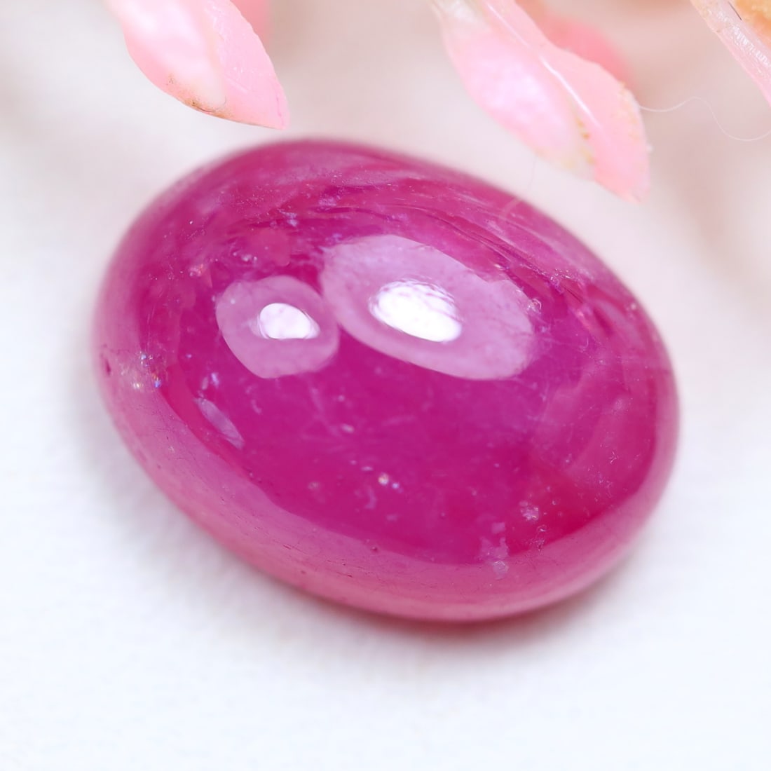 9.75Ct Natural Madagascar Heated Ruby Top Red Oval Cut Cabochon, 976MZ: Ksmith Jewels Global Welcome to our auction house, today auction brought to you by Ksmith Jewels Global based in Penang, Malaysia specialize in all kinds of opal and color gemstone both in manufacturi