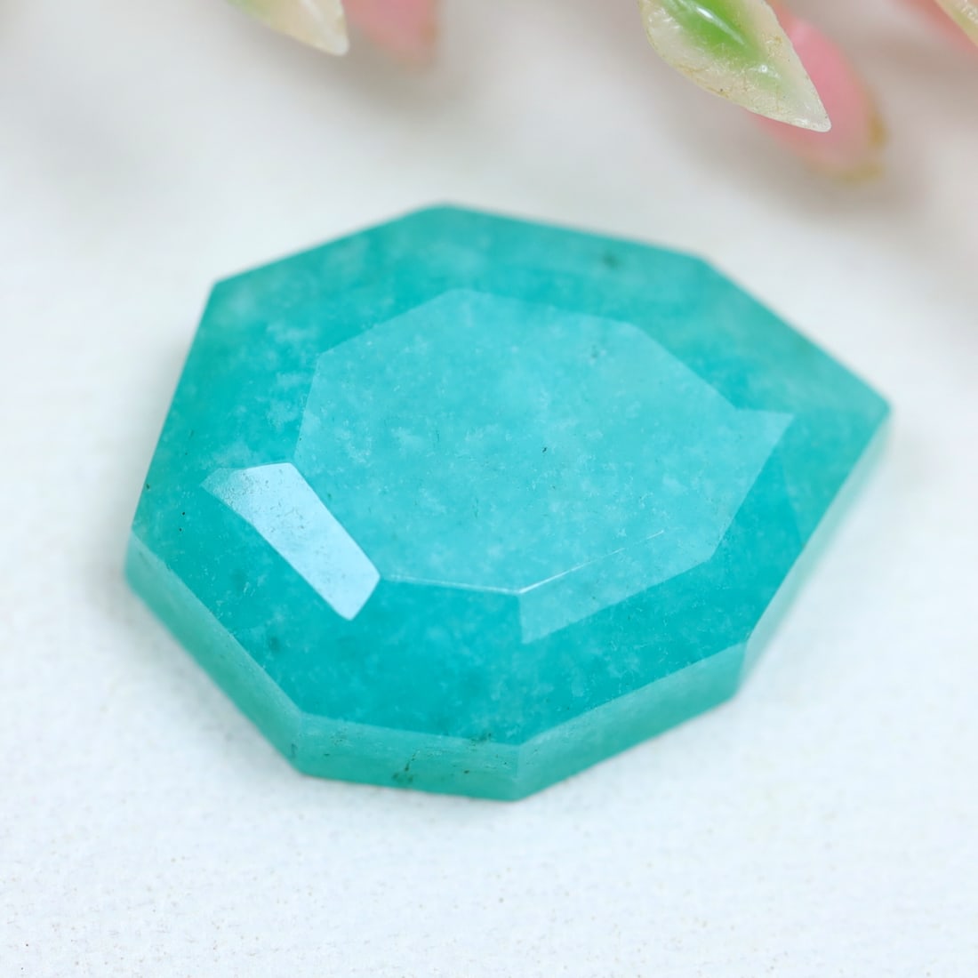 4.64Cts Natural Amazonite Step Cut Gemstone, 946MZ: Ksmith Jewels Global Welcome to our auction house, today auction brought to you by Ksmith Jewels Global based in Penang, Malaysia specialize in all kinds of opal and color gemstone both in manufacturi