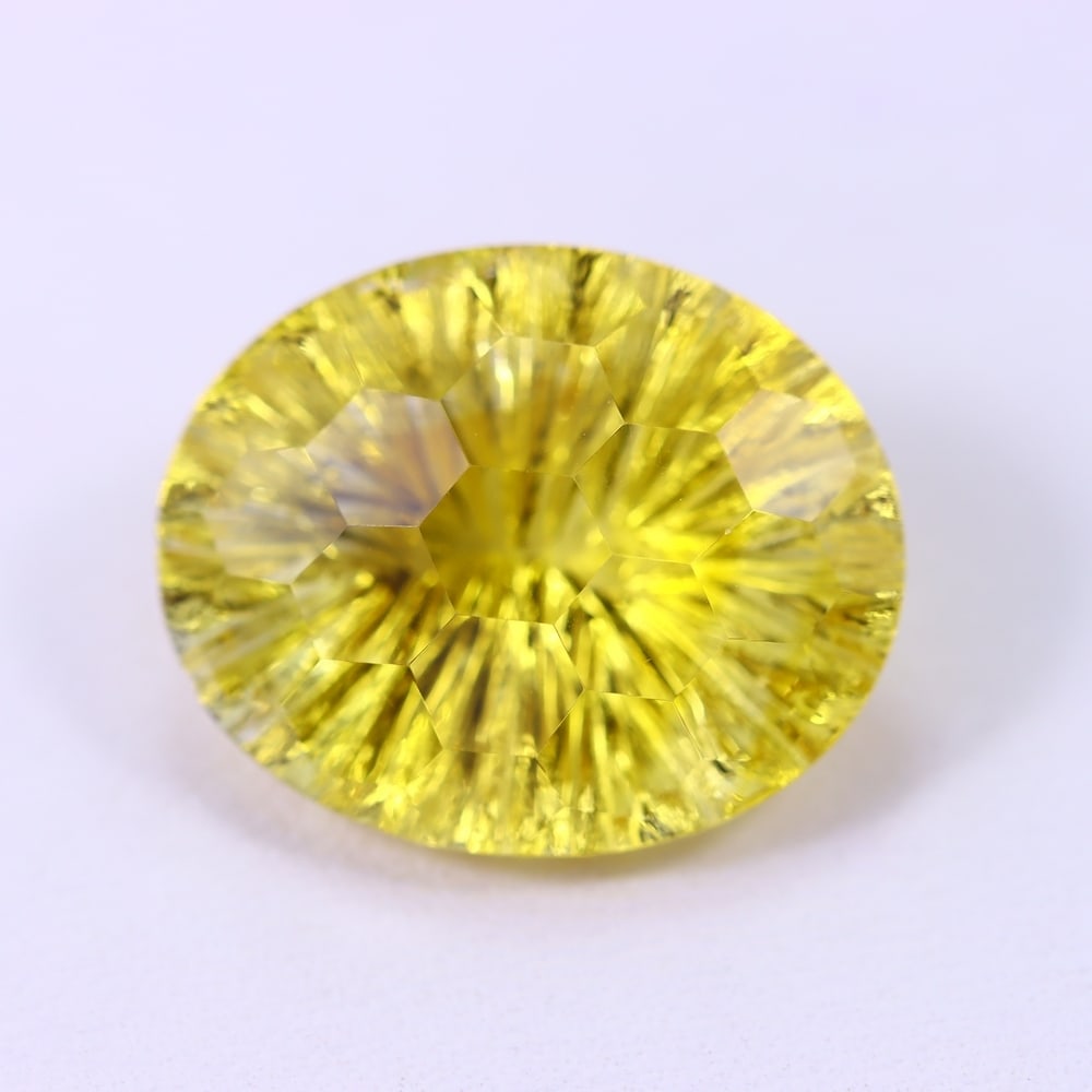 16Ct Citrine - Special Cut - Faceted Polished, 32B: Ksmith Heritage Auctioneers Subject: Natural Citrine Origin: Brazil Carat Weight: 16Ct Dimension: 19.3 x 15.7 x 10.2 mm Treatment: Untreated Type: Faceted, Polished